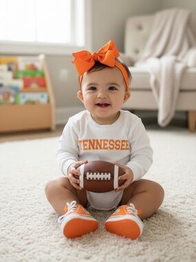 University Tennessee White Toddler Onesie